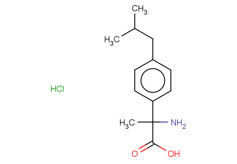 2-amino-2-[4-(2-methylpropyl)phenyl]propanoic acid hydrochloride