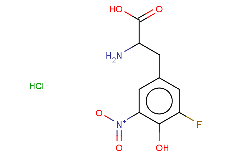 2-amino-3-(3-fluoro-4-hydroxy-5-nitrophenyl)propanoic acid hydrochloride