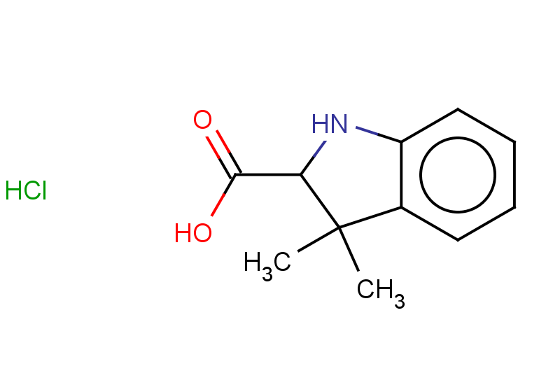 3,3-dimethyl-2,3-dihydro-1H-indole-2-carboxylic acid hydrochloride
