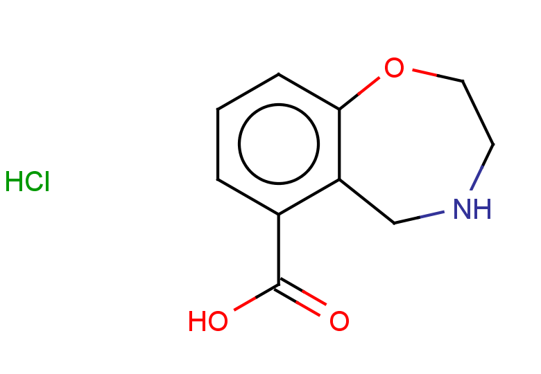 2,3,4,5-tetrahydro-1,4-benzoxazepine-6-carboxylic acid hydrochloride