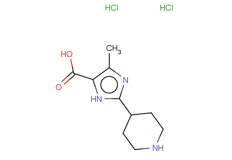 4-methyl-2-(piperidin-4-yl)-1H-imidazole-5-carboxylic acid dihydrochloride