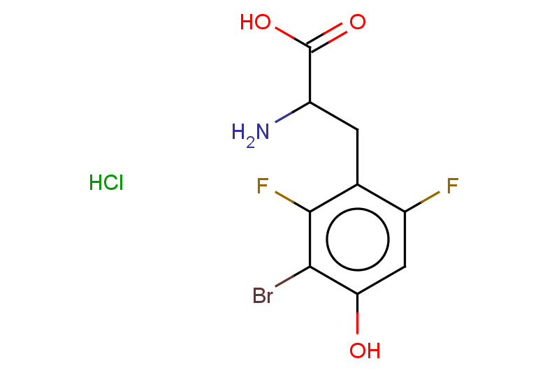 2-amino-3-(3-bromo-2,6-difluoro-4-hydroxyphenyl)propanoic acid hydrochloride