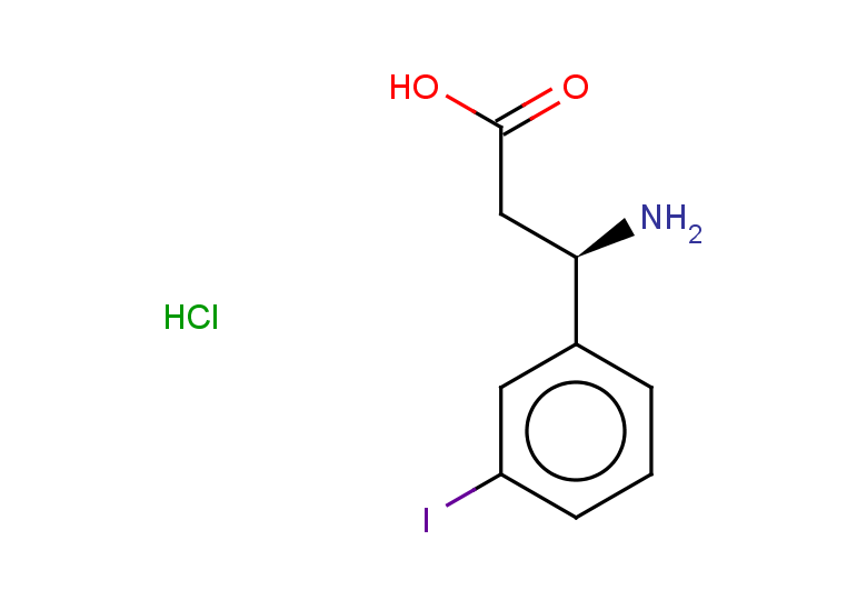 (3R)-3-amino-3-(3-iodophenyl)propanoic acid hydrochloride