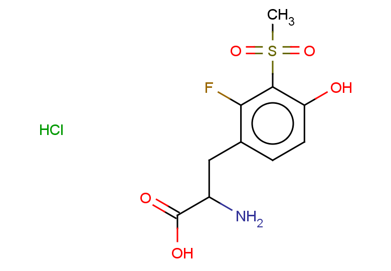 2-amino-3-(2-fluoro-4-hydroxy-3-methanesulfonylphenyl)propanoic acid hydrochloride