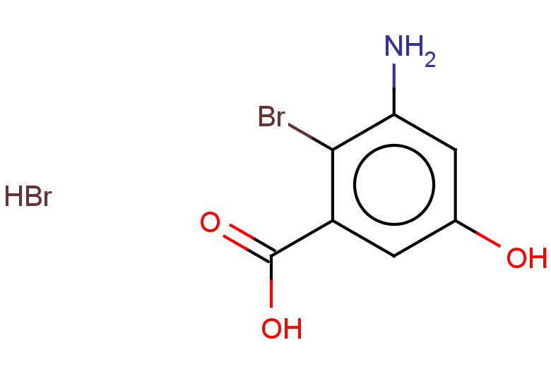3-amino-2-bromo-5-hydroxybenzoic acid hydrobromide
