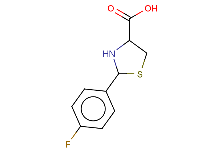 2-(4-fluorophenyl)-1,3-thiazolidine-4-carboxylic acid