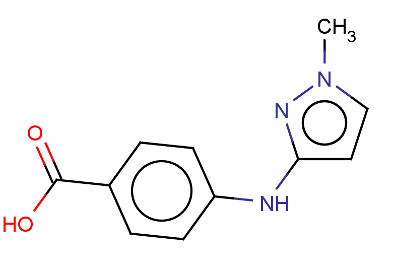 4-[(1-methyl-1H-pyrazol-3-yl)amino]benzoic acid