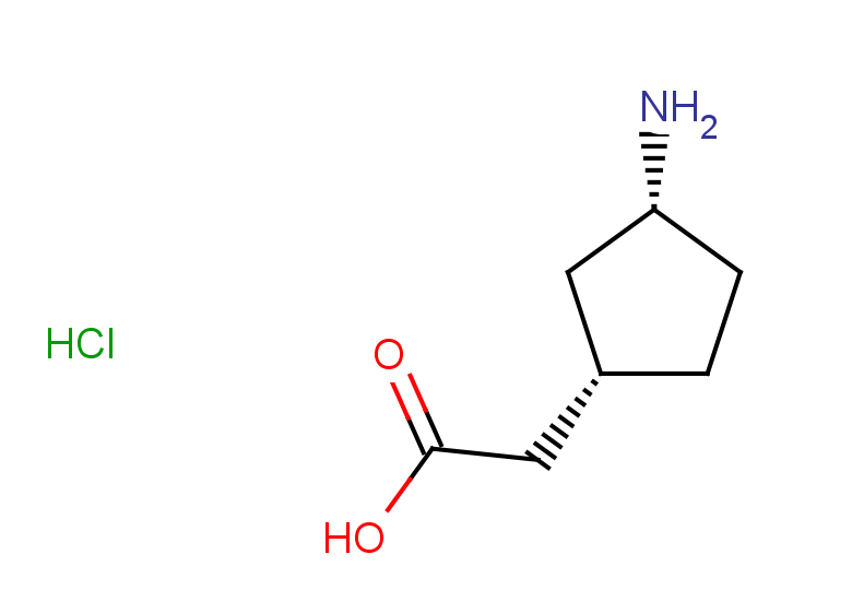 rac-2-[(1R,3S)-3-aminocyclopentyl]acetic acid hydrochloride, cis