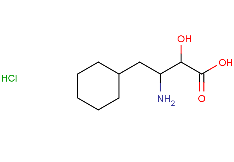 3-amino-4-cyclohexyl-2-hydroxybutanoic acid hydrochloride