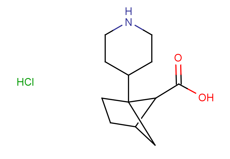 1-(piperidin-4-yl)bicyclo[2.1.1]hexane-5-carboxylic acid hydrochloride