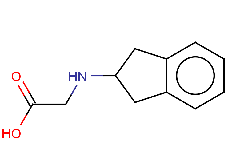 2-[(2,3-dihydro-1H-inden-2-yl)amino]acetic acid