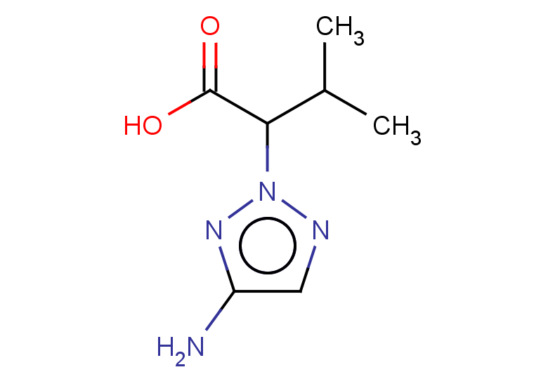 2-(4-amino-2H-1,2,3-triazol-2-yl)-3-methylbutanoic acid