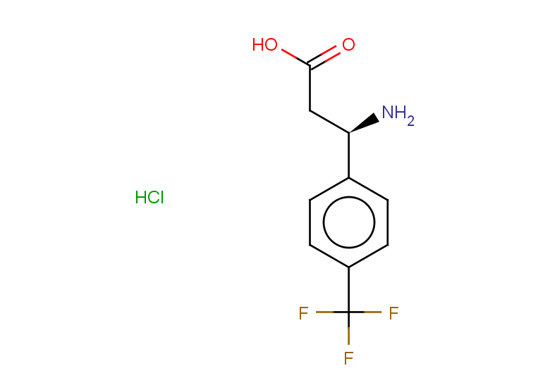 (3R)-3-amino-3-[4-(trifluoromethyl)phenyl]propanoic acid hydrochloride