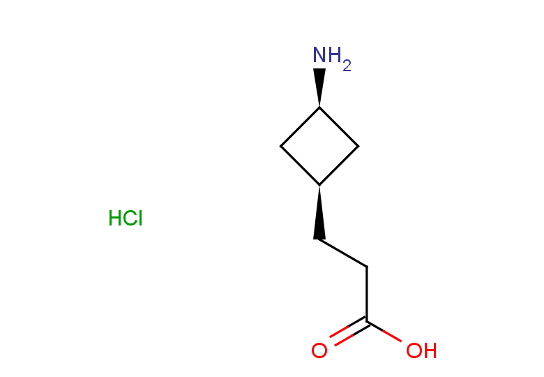 3-[(1s,3r)-3-aminocyclobutyl]propanoic acid hydrochloride, cis
