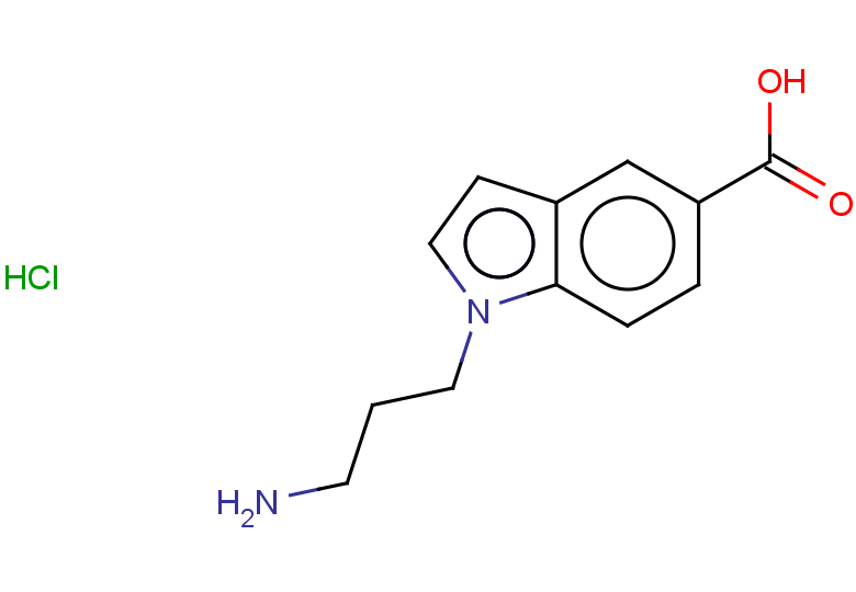 1-(3-aminopropyl)-1H-indole-5-carboxylic acid hydrochloride