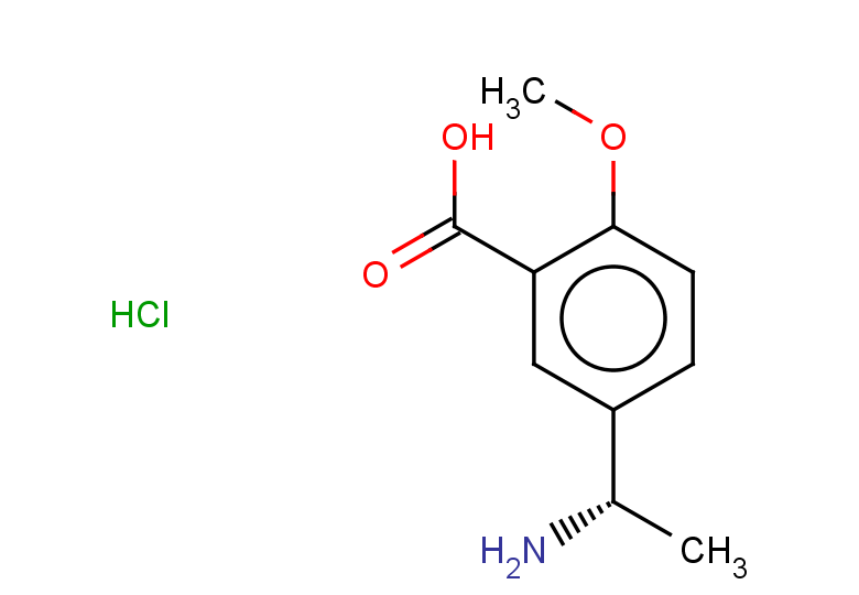 5-[(1S)-1-aminoethyl]-2-methoxybenzoic acid hydrochloride
