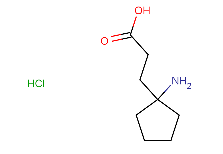 3-(1-aminocyclopentyl)propanoic acid hydrochloride