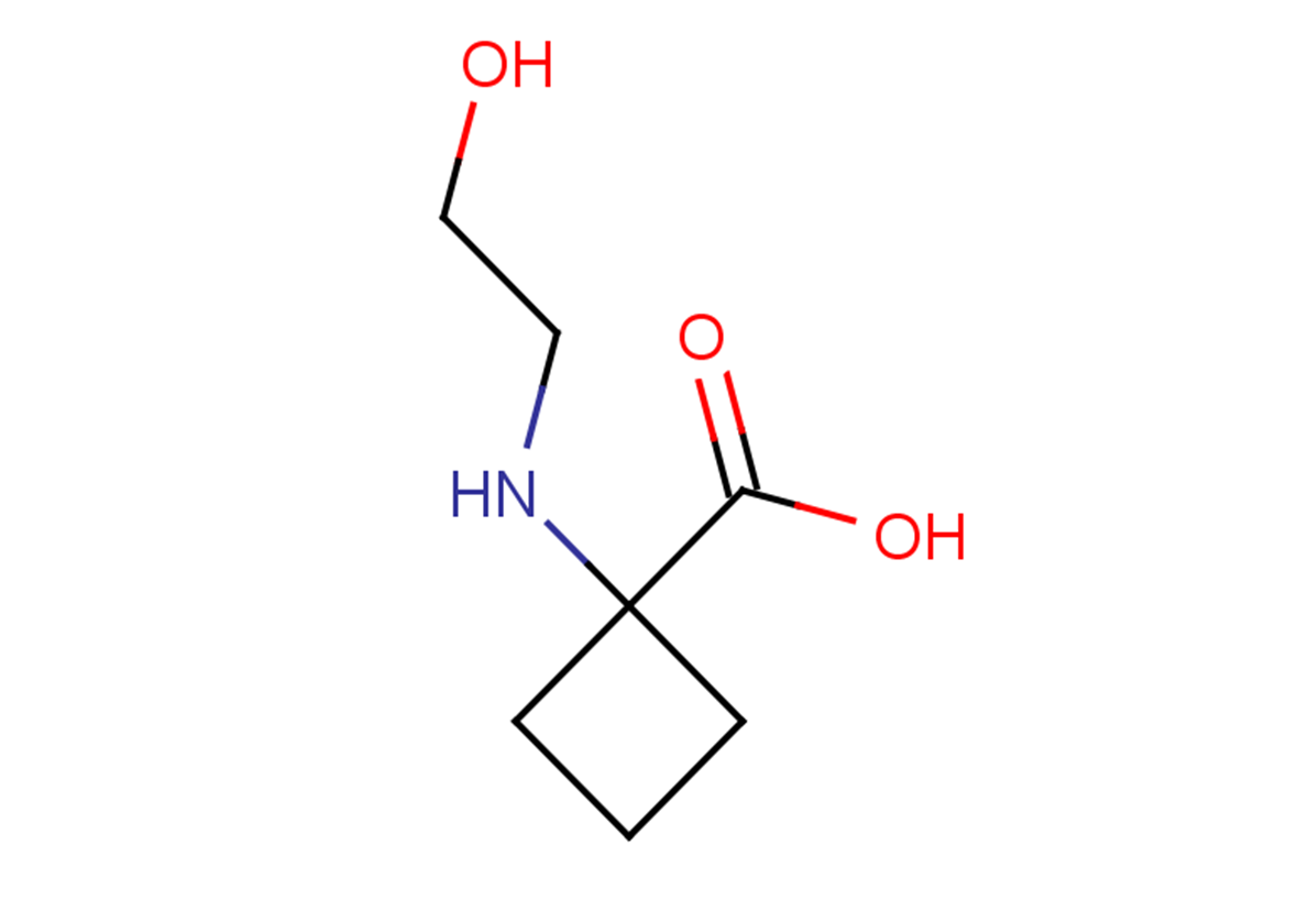 1-[(2-HYDROXYETHYL)AMINO]CYCLOBUTANE-1-CARBOXYLIC ACID