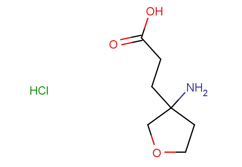 3-(3-aminooxolan-3-yl)propanoic acid hydrochloride