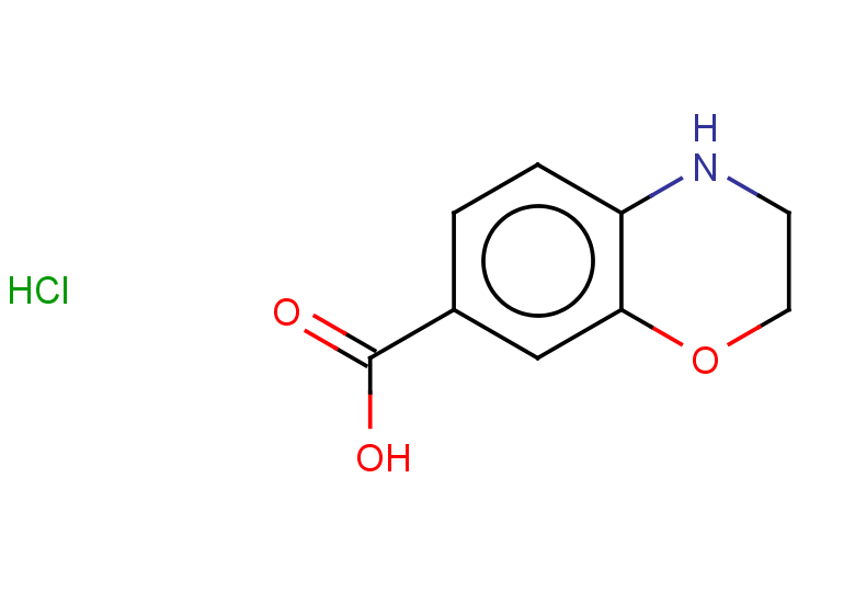 3,4-dihydro-2H-1,4-benzoxazine-7-carboxylic acid hydrochloride