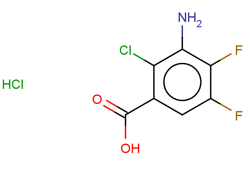 3-amino-2-chloro-4,5-difluorobenzoic acid hydrochloride