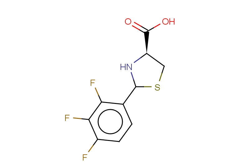 (4S)-2-(2,3,4-trifluorophenyl)-1,3-thiazolidine-4-carboxylic acid