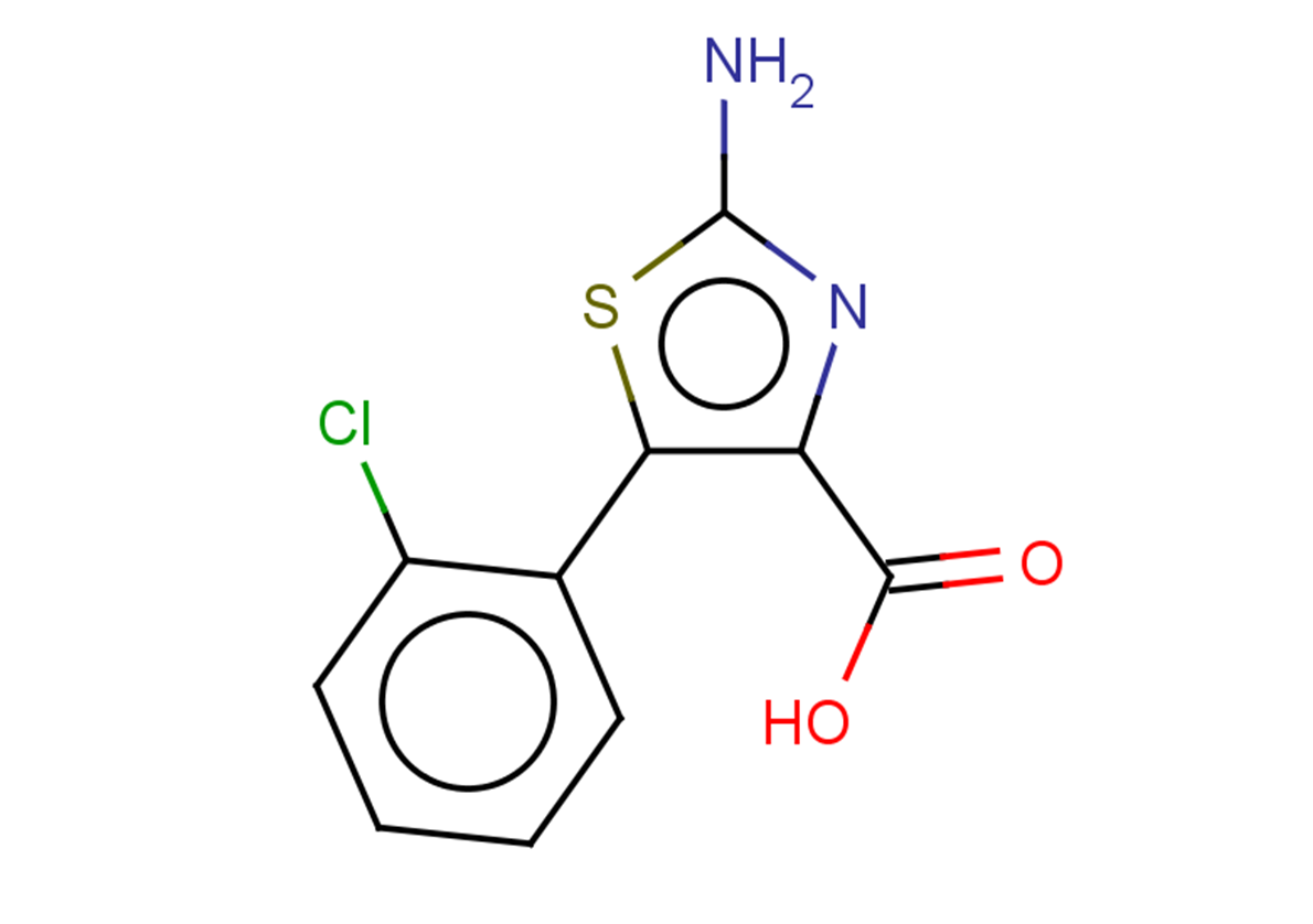 2-amino-5-(2-chlorophenyl)-1,3-thiazole-4-carboxylic acid