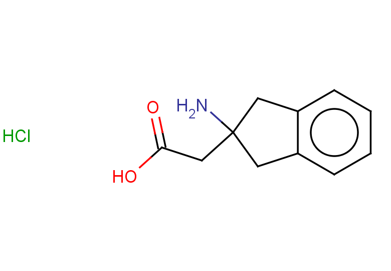2-(2-amino-2,3-dihydro-1H-inden-2-yl)acetic acid hydrochloride