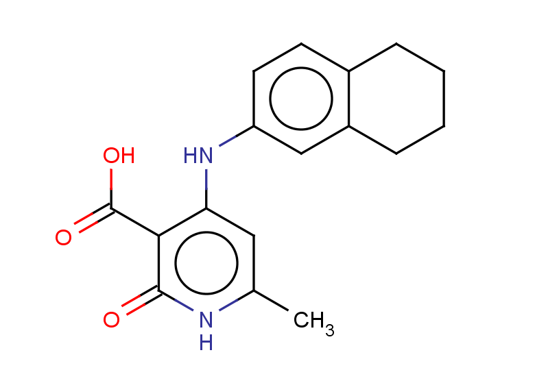 6-methyl-2-oxo-4-[(5,6,7,8-tetrahydronaphthalen-2-yl)amino]-1,2-dihydropyridine-3-carboxylic acid