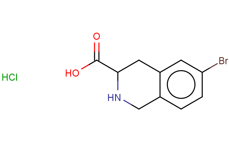 6-bromo-1,2,3,4-tetrahydroisoquinoline-3-carboxylic acid hydrochloride