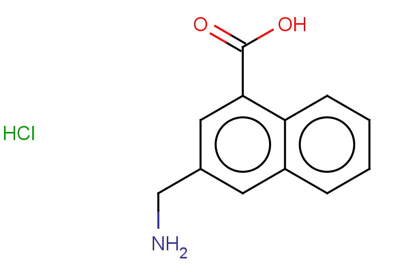 3-(aminomethyl)naphthalene-1-carboxylic acid hydrochloride