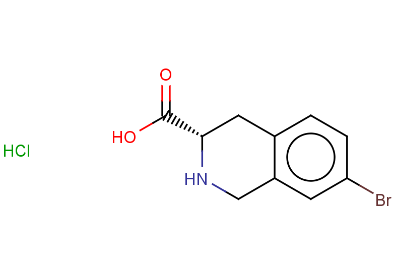 (3S)-7-bromo-1,2,3,4-tetrahydroisoquinoline-3-carboxylic acid hydrochloride
