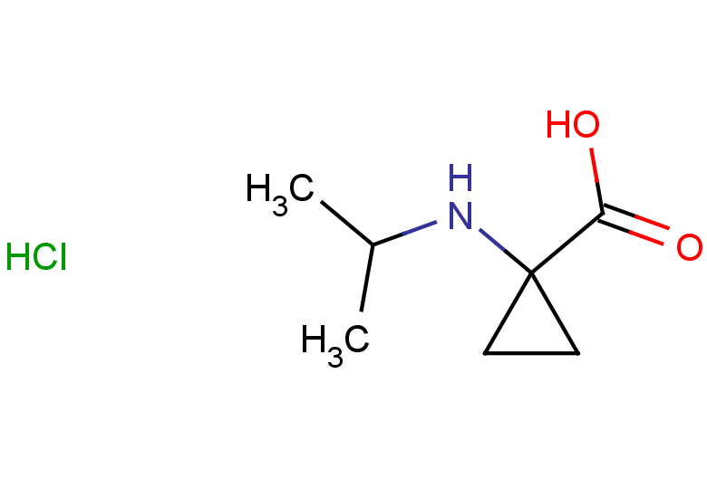 1-[(propan-2-yl)amino]cyclopropane-1-carboxylic acid hydrochloride