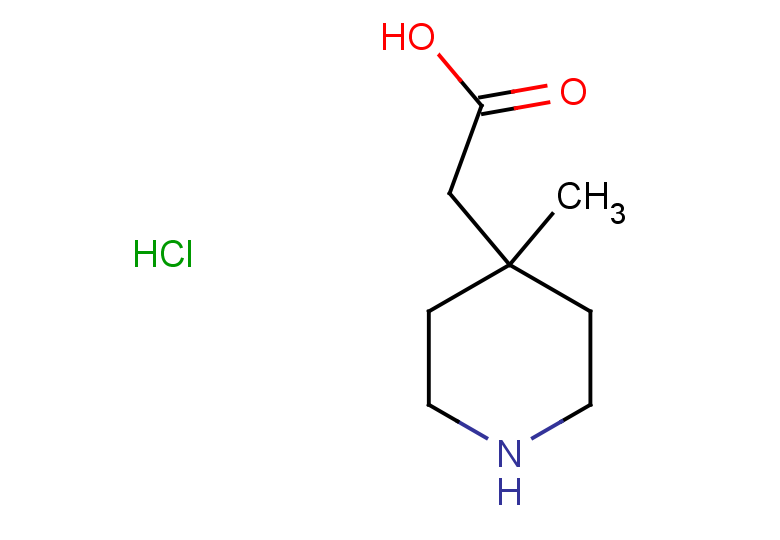 2-(4-methylpiperidin-4-yl)acetic acid hydrochloride
