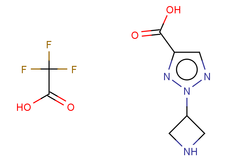 2-(azetidin-3-yl)-2H-1,2,3-triazole-4-carboxylic acid, trifluoroacetic acid