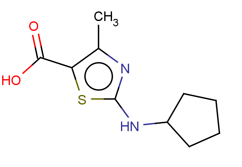 2-(cyclopentylamino)-4-methyl-1,3-thiazole-5-carboxylic acid