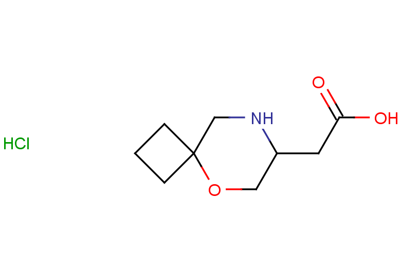 2-{5-oxa-8-azaspiro[3.5]nonan-7-yl}acetic acid hydrochloride