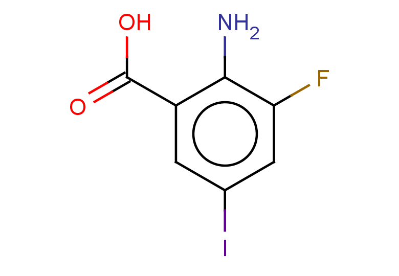 2-amino-3-fluoro-5-iodobenzoic acid