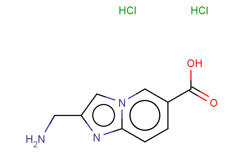 2-(aminomethyl)imidazo[1,2-a]pyridine-6-carboxylic acid dihydrochloride