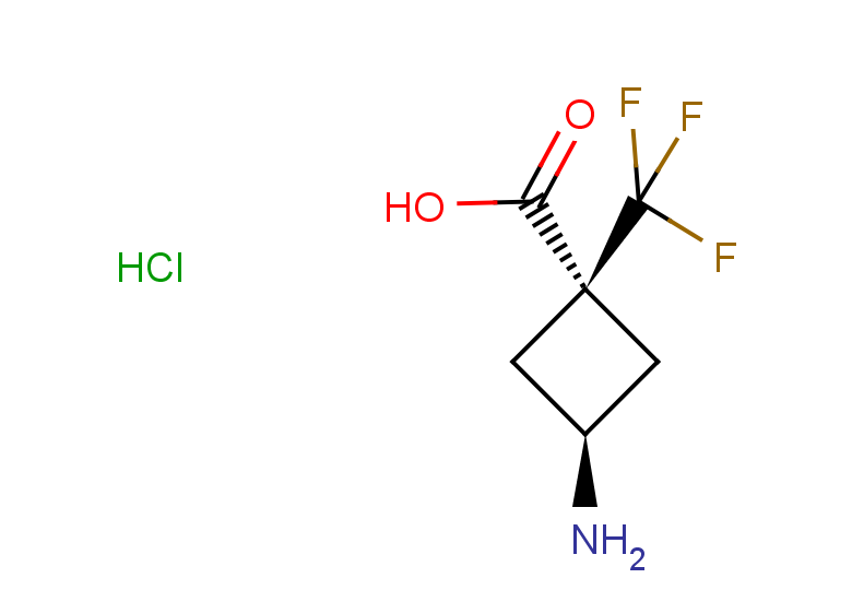 rac-(1s,3s)-3-amino-1-(trifluoromethyl)cyclobutane-1-carboxylic acid hydrochloride