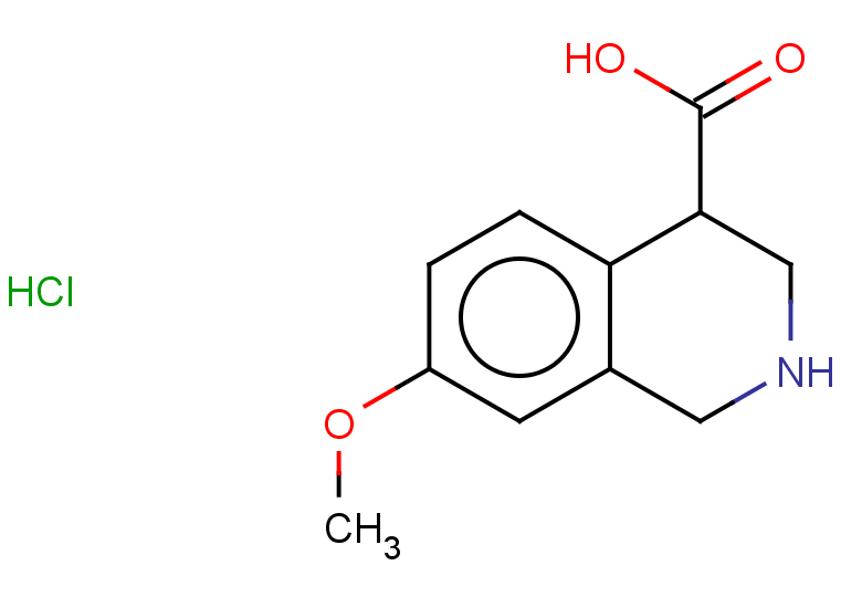 7-methoxy-1,2,3,4-tetrahydroisoquinoline-4-carboxylic acid hydrochloride