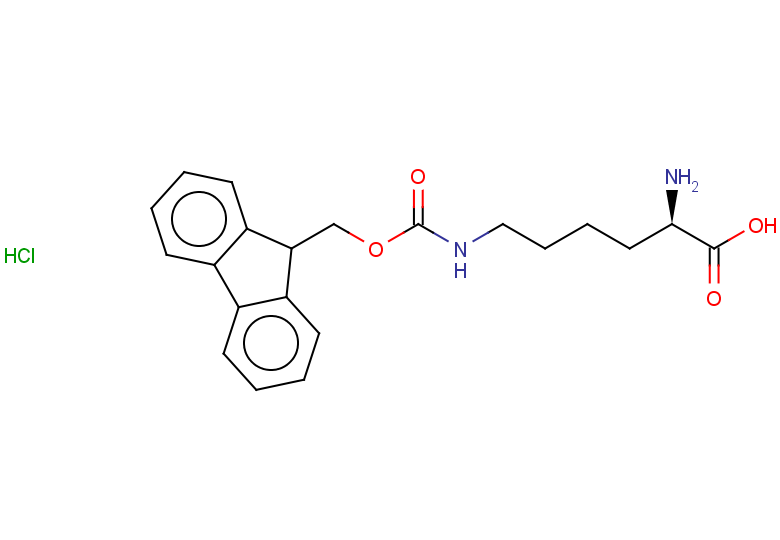 (2R)-2-amino-6-({[(9H-fluoren-9-yl)methoxy]carbonyl}amino)hexanoic acid hydrochloride