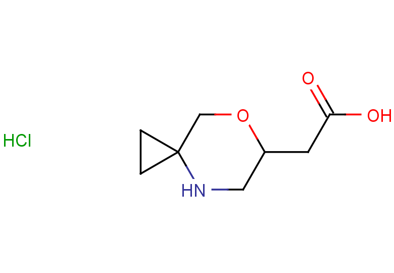 2-{7-oxa-4-azaspiro[2.5]octan-6-yl}acetic acid hydrochloride