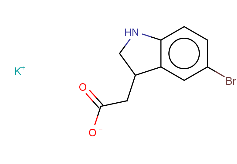 potassium 2-(5-bromo-2,3-dihydro-1H-indol-3-yl)acetate