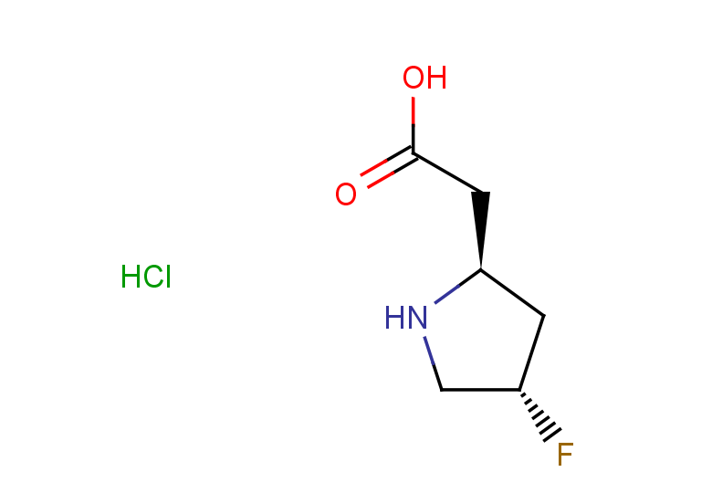 2-[(2S,4S)-4-fluoropyrrolidin-2-yl]acetic acid hydrochloride