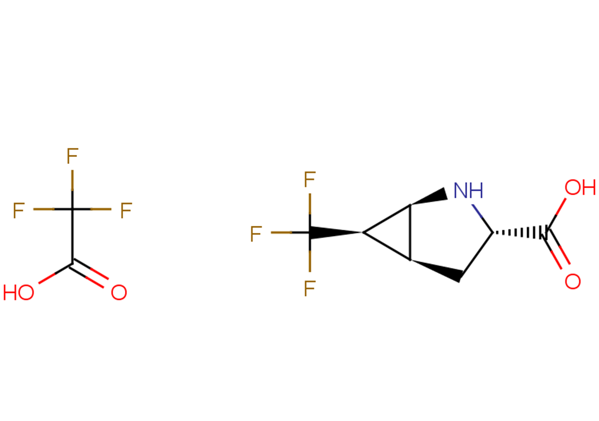 (1S,3S,5S,6R)-6-(trifluoromethyl)-2-azabicyclo[3.1.0]hexane-3-carboxylic acid, trifluoroacetic acid