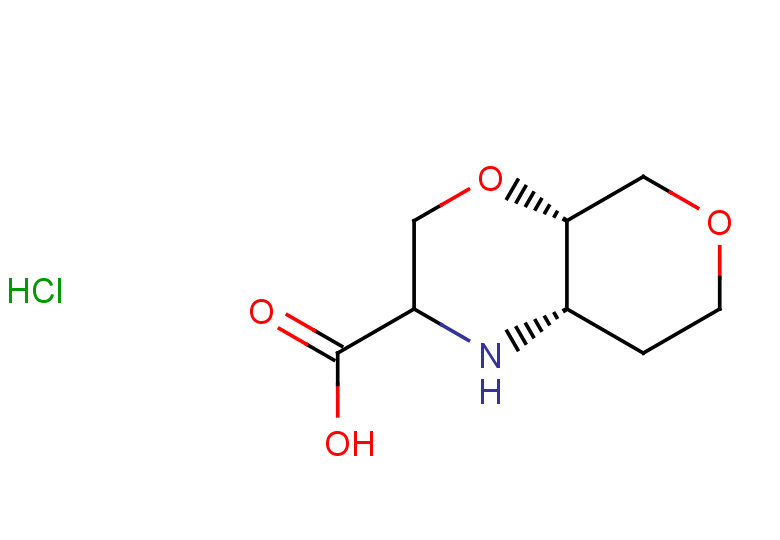 rac-(4aR,8aR)-octahydropyrano[3,4-b][1,4]oxazine-2-carboxylic acid hydrochloride