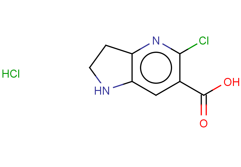 5-chloro-1H,2H,3H-pyrrolo[3,2-b]pyridine-6-carboxylic acid hydrochloride