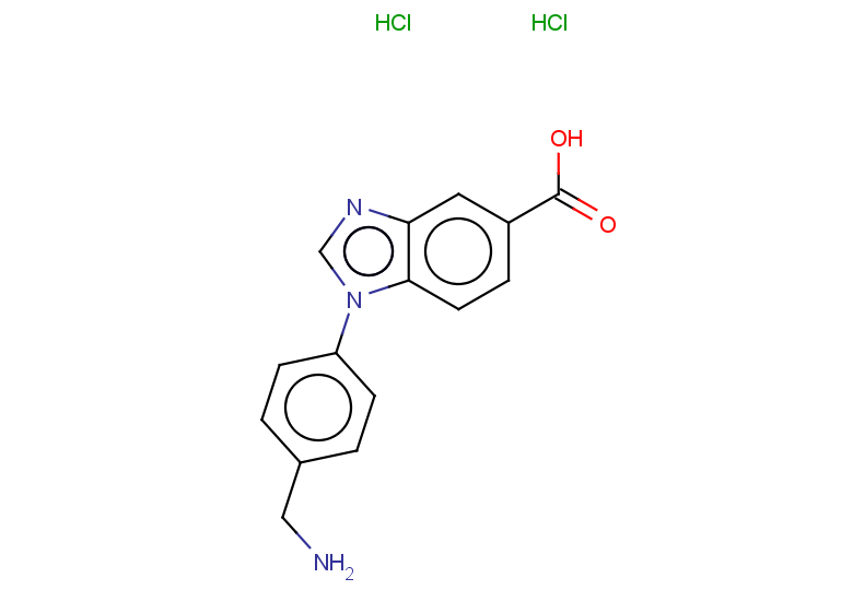 1-[4-(aminomethyl)phenyl]-1H-1,3-benzodiazole-5-carboxylic acid dihydrochloride