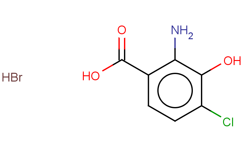 2-amino-4-chloro-3-hydroxybenzoic acid hydrobromide